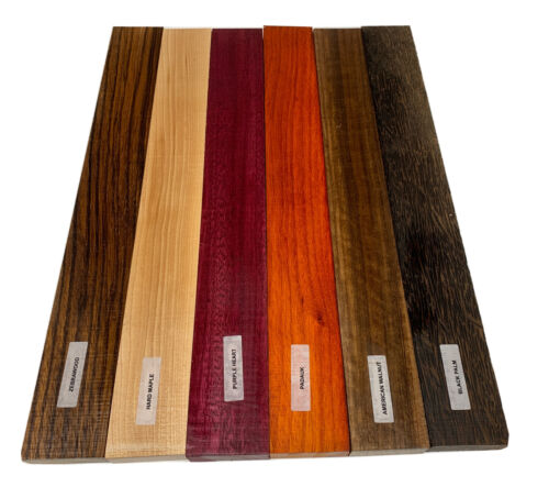 6 PACK COMBO, 6 Species,  Cutting Boards/Thin Dimensional Lumber 3/4" X 2" X 16" - 第 1/8 張圖片