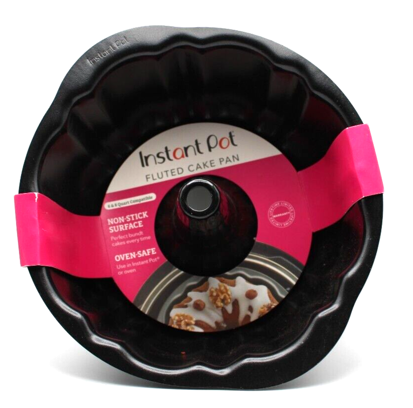 INSTANT POT FLUTED BUNDT CAKE PAN NON-STICK OVEN-SAFE 6 & 8 QT. COMPATIBLE-image