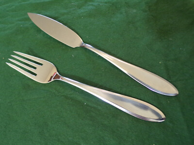 WMF Modell 3000 ''Shadowpoint'' Fischbesteck für eine Person 2 Teile Cromargan TOP