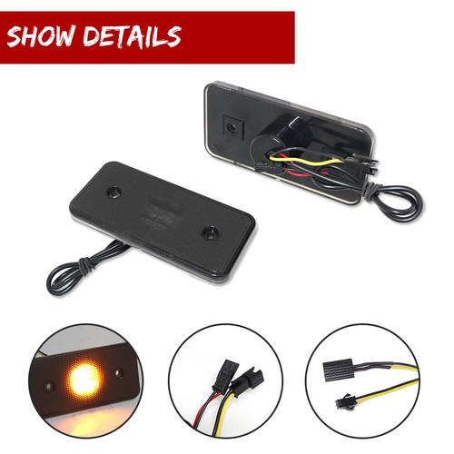 2Pcs LED Front Side Marker Light Amber For Mercedes G Class W463 G500 G550 02-14 - Picture 3 of 10