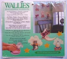 Nursery Baby Wallies Wallpaper Cutouts Border Designs 12939 Cow Moon Cats Stars