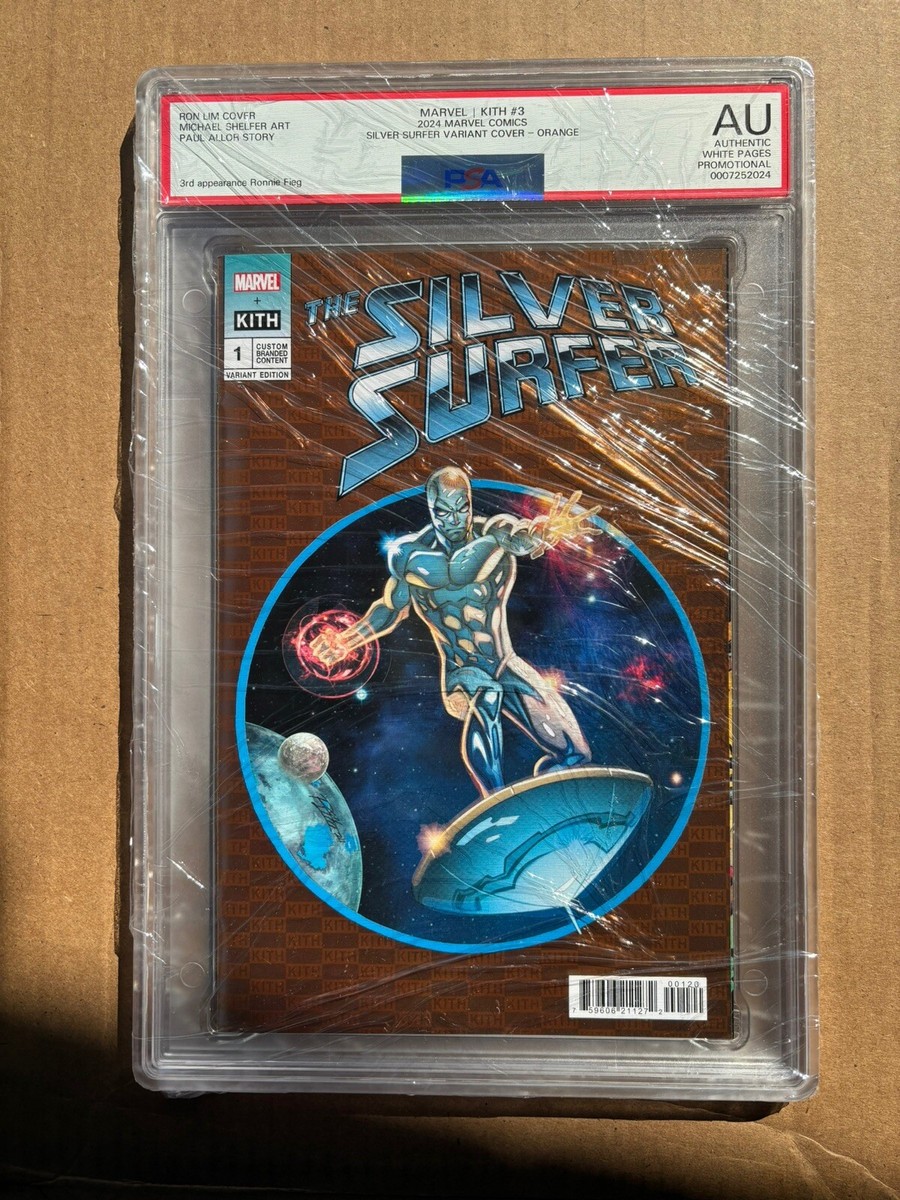 Kith x Marvel PSA Graded Comic Silver Surfer, Orange Variant