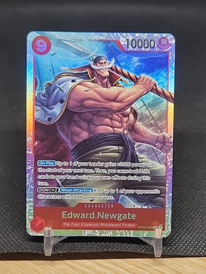 ONE PIECE Card Game TCG EDWARD NEWGATE English OP02-004 SR 