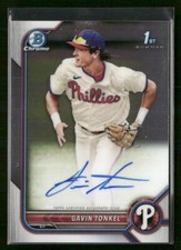 2022 Bowman Chrome #CPA-GTL Gavin Tonkel Prospect Autographs Auto