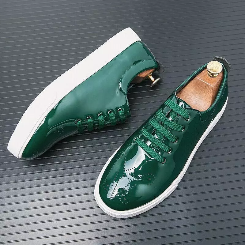Green casual deals shoes
