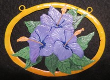 Cyna wisząca obraz " Hibiskus " Malowany