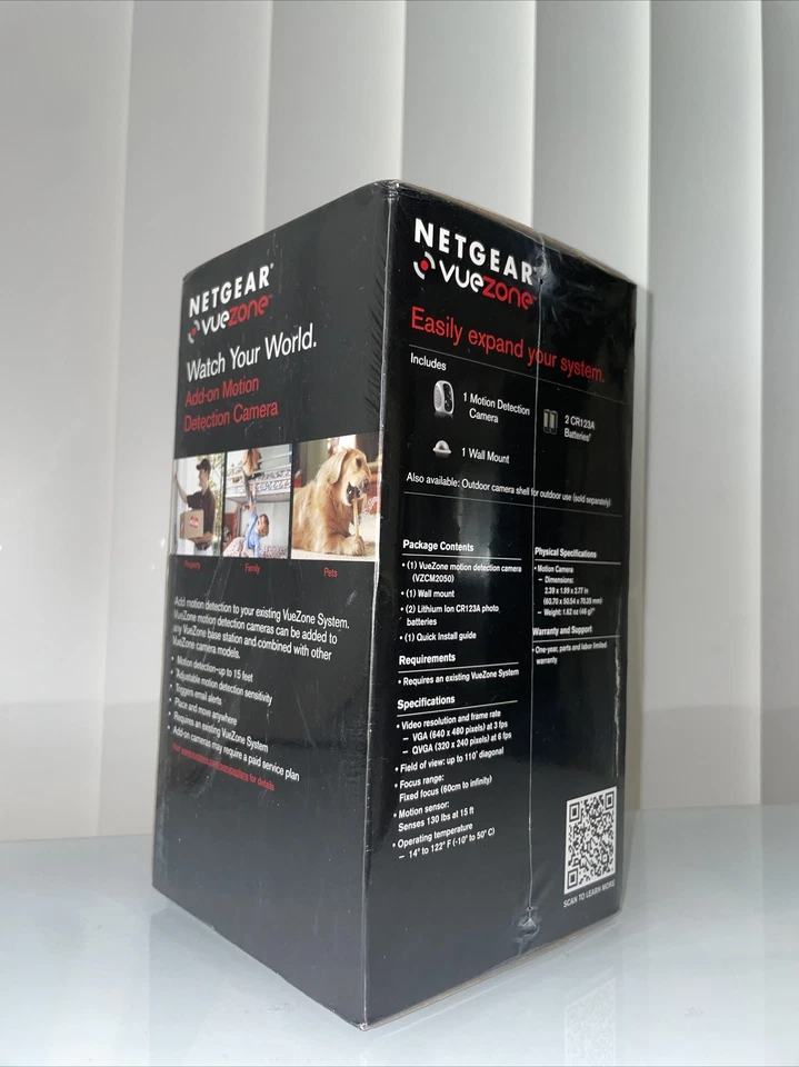 Netgear VueZone Add-On Motion Detection Camera, Wire Free, VXCB2010-100NAS-FS - Image 2 of 3