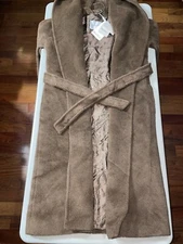 MAX MARA Women's Odino Hooded Wrap Coat Turtledove Size 36  & USA 2