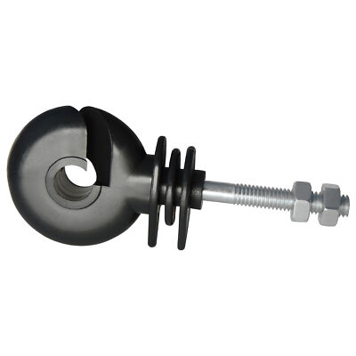 25 Stk. Ringisolator M6 Ringisolatoren Elektrozaun Isolatoren für Metallpfosten