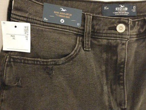 Hollister Ripped Denim Shorts - Grey Men’s W31” L13” CLEARANCE SALE !!!! - Picture 3 of 6