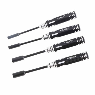 Präzise 4 Stk. Hex Socket Nut Driver Set Für Modellflugzeuge Und RC Cars