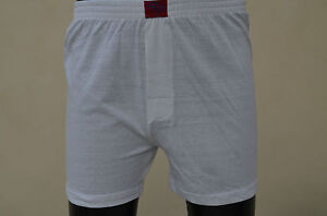 Boxer-Short Unterwäsche 4er Pack in weiß Baumwolle Größe S,M,L,XL,XXL