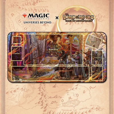 Playmat MTG Magic The Gathering x Lord Of The Rings - The Fellowship of the Ring