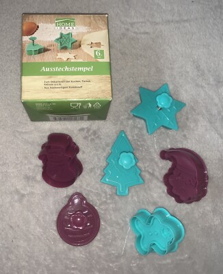 Ausstechformen Ausstechstempel / Home Ideas - 6 Stück Set - Weihnachten