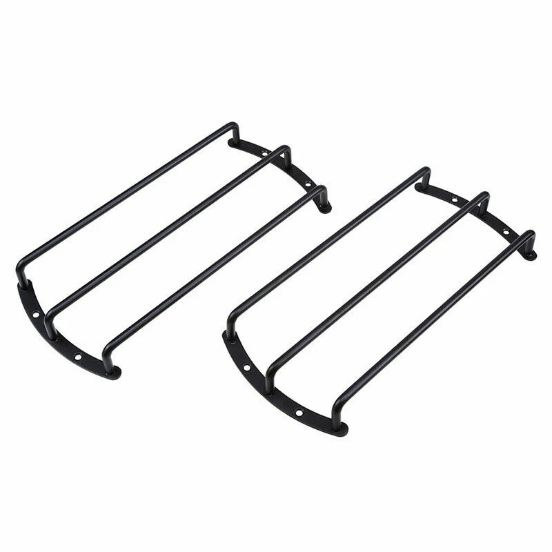 1 Pair Car 8" Inch Matte Metal Subwoofer Speaker Grille Cover Bar Grill Black - Image 4 of 4