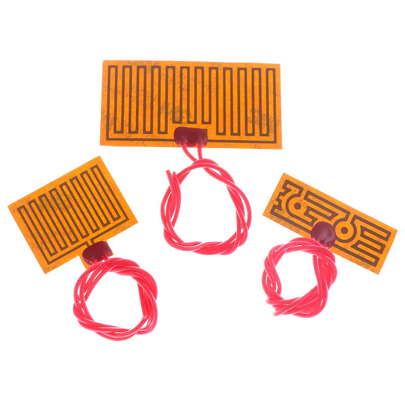 5/12/24V PI Heating Film Plate Polyimide Electric Heated Panel Pad Mat