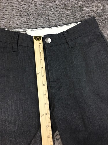 Volcom Chino Shorts Mens Size 28 Dark Gray Bermuda 10" Inseam - Picture 8 of 12