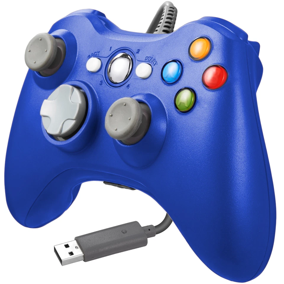 Wired Xbox 360 Controller Gamepad for Microsoft Xbox 360/ PC Windows 10 8.1 8 7 - Image 3 of 4
