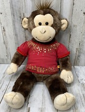 Build A Bear Workshop Magnificent Monkey Brown Plush Retired 18  Stuffed Animal