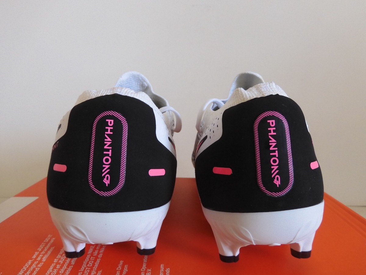 Nike Phantom Gt Pro Fg White-Pink Blast Black Sz 13 [CK8451 