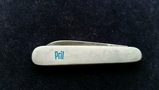 Coltello tascabile in acciaio inox "Pril " coltellino tascabile" raro" e bello.