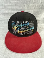 Vintage St Louis Cardinals Snapback Hat Spring Training Very Rare Colorway Read