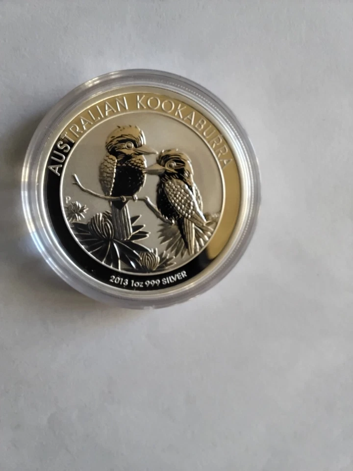 NUMERO 2 ONCE  KOOKABURRA ANNI 2013 + 2017 ARGENTO PURO ANNO FDC/ F.SPECCHIIO. - Immagine 3 di 4