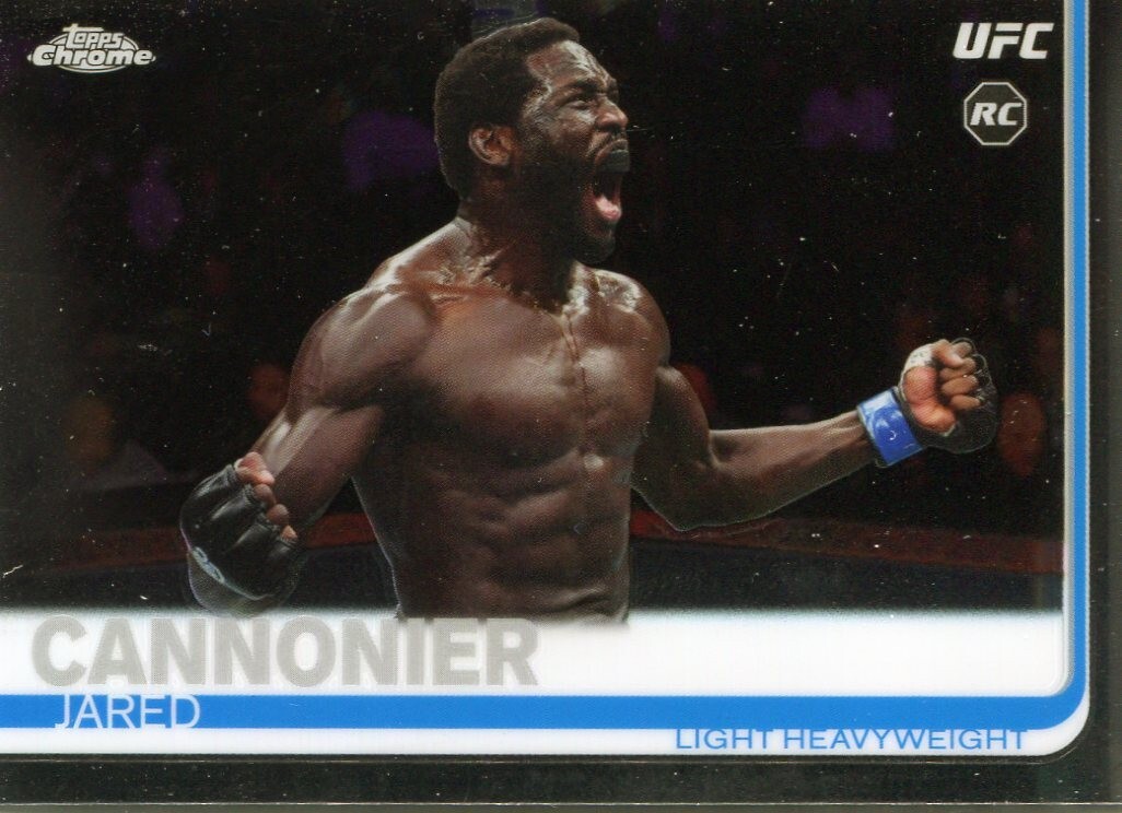 2019 Topps UFC Chrome NO. 98 Jared Cannonier - Light Heavyweight