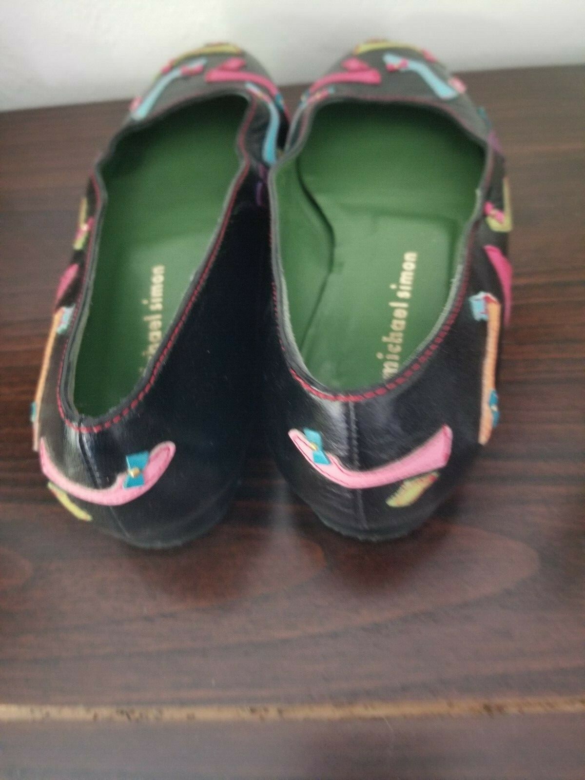 Michael Simon Shoe Multi color Shoe Flats Size 6M eBay