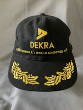 New Vintage 1994 1995 DEKRA Michael Schumacher Edition Formula F1 Racing Hat Blk