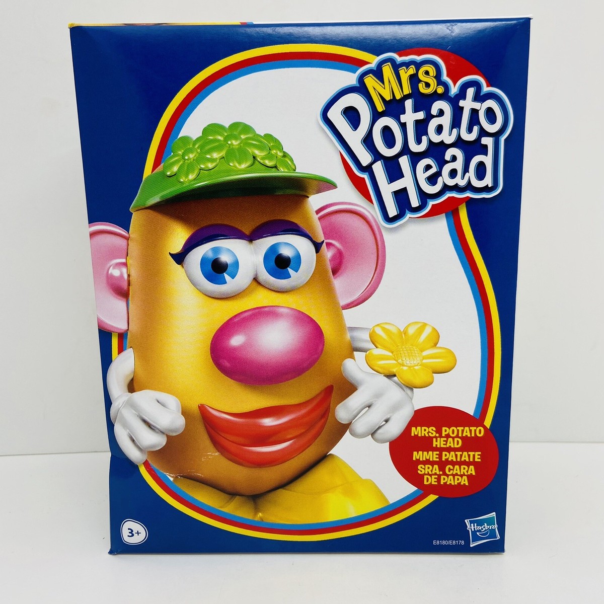 2019 HASBRO MRS. POTATO HEAD WITH GREEN HAT & YELLOW FLOWER 11