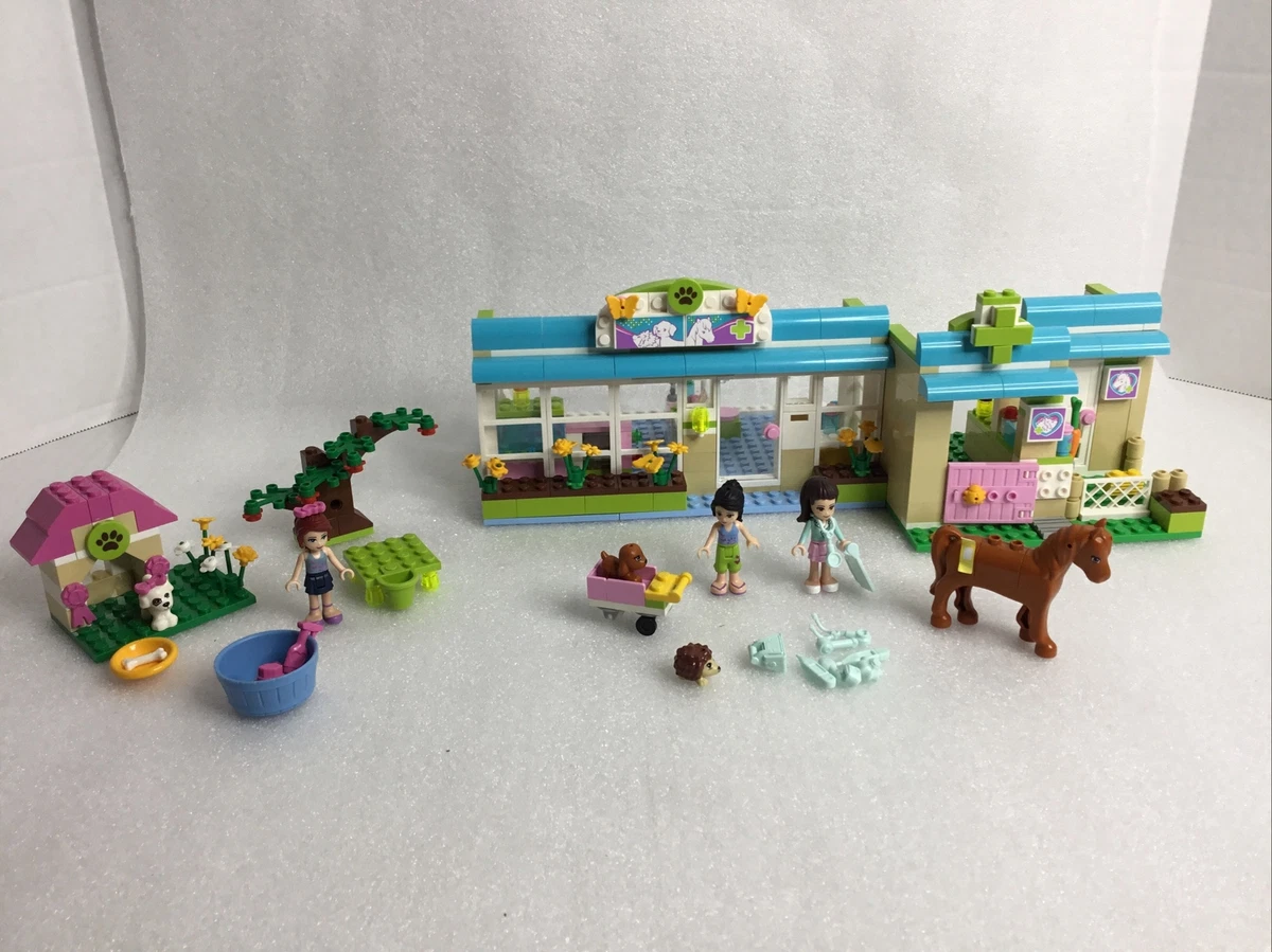 Lego Friends Hartlake Vet 3188 Mia s Puppy House 3934 95 COMPLETE NO Manual