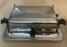 Vintage HEATMASTER Waffle Iron /Sandwich Make...