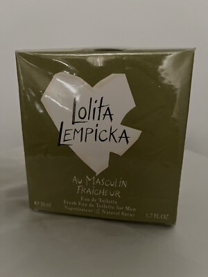 LOLITA LEMPICKA AU MASCULINE FRAICHEUR EDT 1.7 OZ. NEW IN ORIGINAL SEALED BOX 