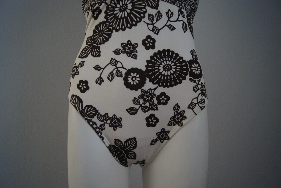 Vintage Esprit Beach One Piece Swimsuit Floral XS or S - Image 3 of 4