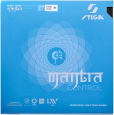 STIGA Table Tennis Rubber Inverted Soft Mantra Control Black Medium 17121801120