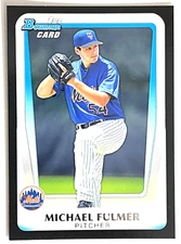 2011 BOWMAN MICHAEL FULMER 1ST CARD CHICAGO CUBS NEW YORK METS #BDPP30