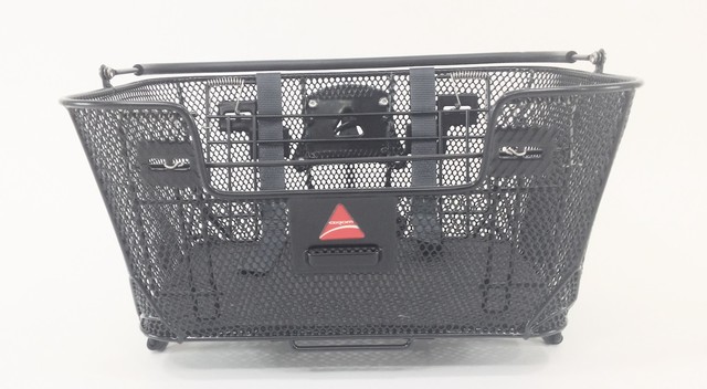 Axiom QR Dual Function Pet Bicycle Basket Black Black 16 x