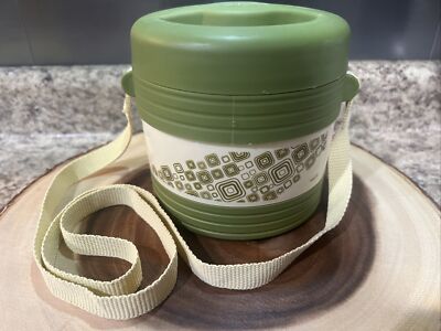 Milton Intelligent Homeware Insulated Thermos w/Carry Strap Avocado Green ~32oz