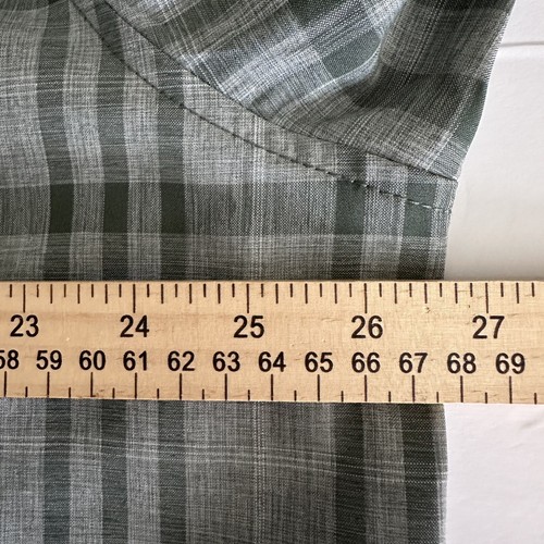 Orvis Classic Collection Short Sleeve Button Down Shirt Plaid Men’s XXL Green - Picture 7 of 10
