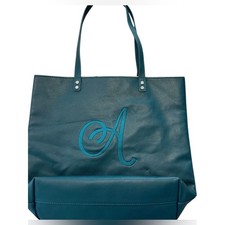 Miche Demi Teal Pebbled Faux Leather Tote Bag...
