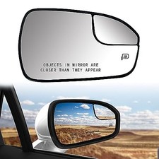 Passenger Right Side Mirror Power Heated Mirror Glass Passenger Right right