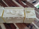Vintage Lot Marx Doll House Plastic Kitchen Figures Appliances Table Accessories — photo 5