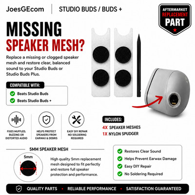 Beats Studio Buds Plus Ersatz-Reparatur-Set Mesh 4-teilig Neu