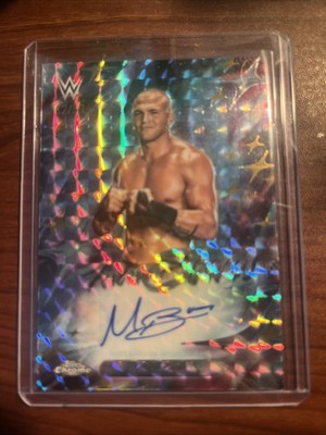 2026 Topps Chrome WWE Myles Borne #FSA-MYL Gold Geometric Future Stars Auto /50