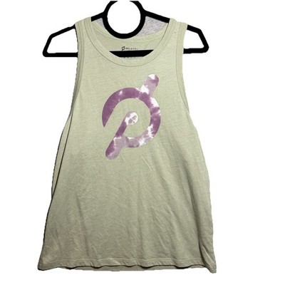Peloton Tank Top Womens Medium Green Go Beyond The Known Racerback Activewear