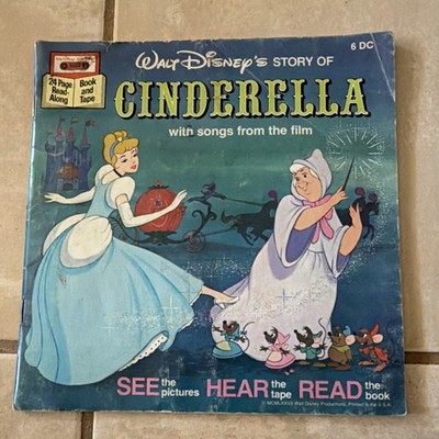 Walt Disney Cinderella Book & Cassette Read-Along Story Franchise