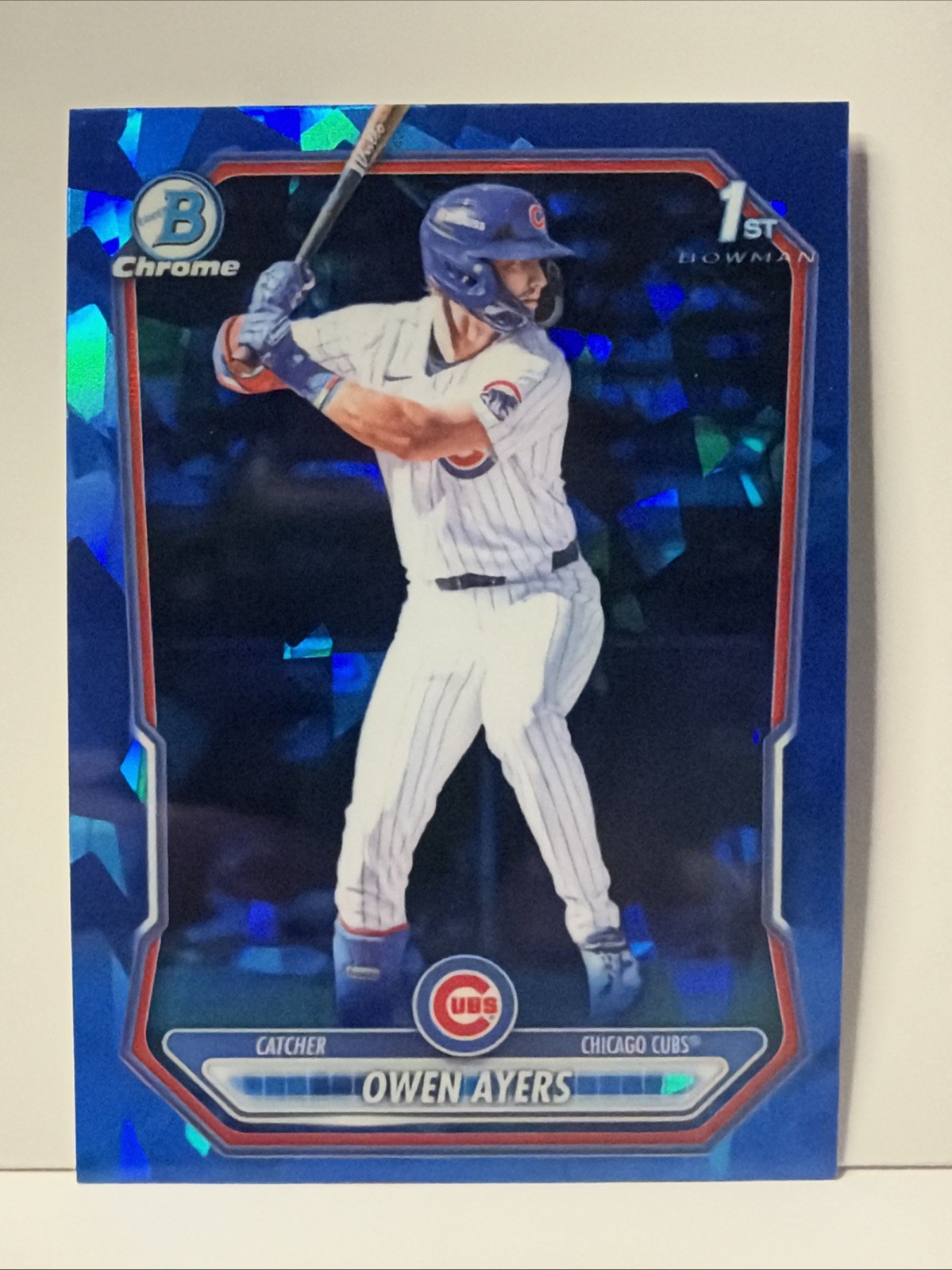 2026 Bowman Chrome Sapphire 1st Owen Ayers #BCP-214 Cubs