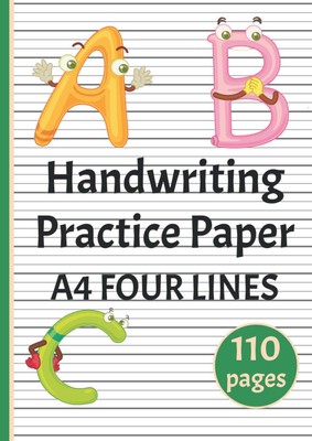Handwriting Practice Paper English Handwriting Exercise Book For Kids | Cursi...