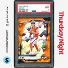 2024 PANINI PRIZM #309 BO NIX ORANGE ICE RC ROOKIE PSA 9
